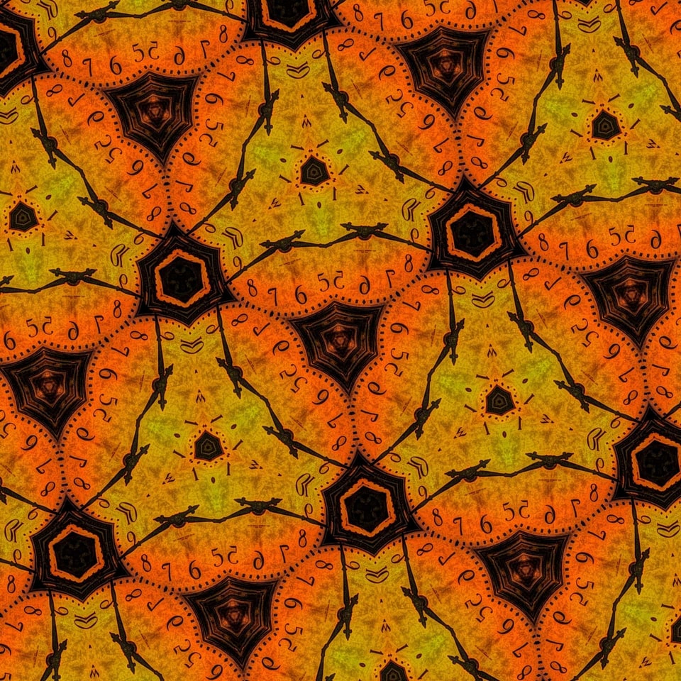 Pattern tile abstract
