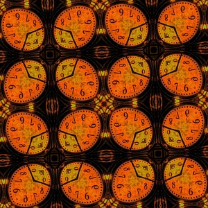 Timepiece time analog clock