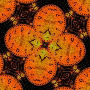 Hour abstract timepiece