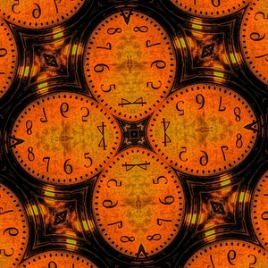 Clock abstract pattern photo
