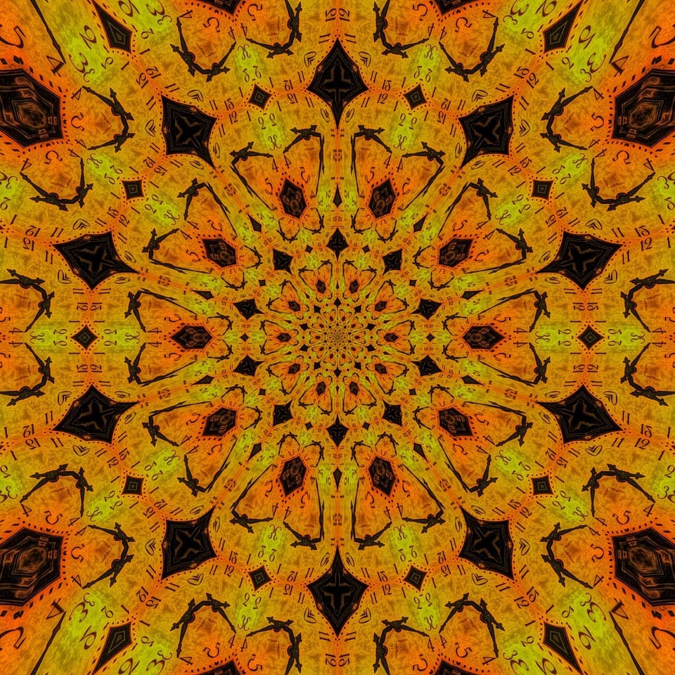 Artistic pattern wallpaper
