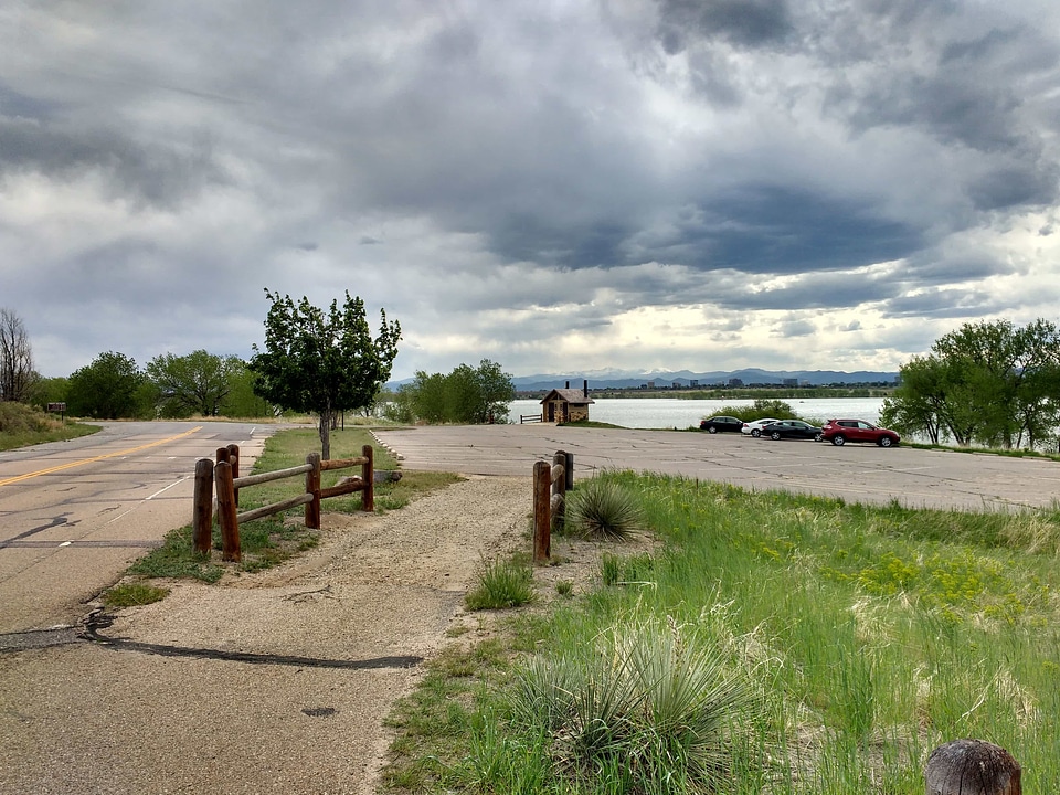 Landscape sky road