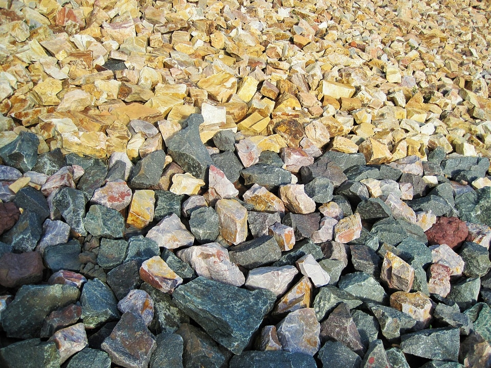 Construction material texture