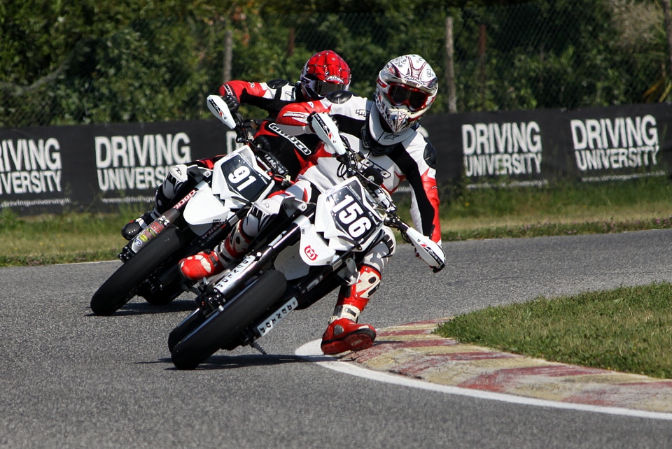 Supermoto motard track photo