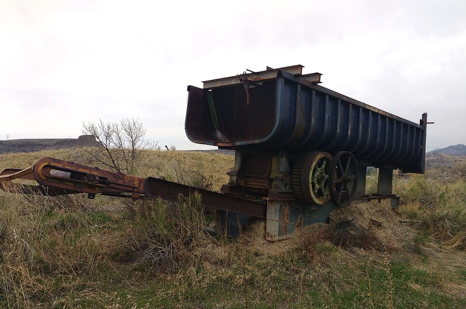 Machine locomotive abandoned