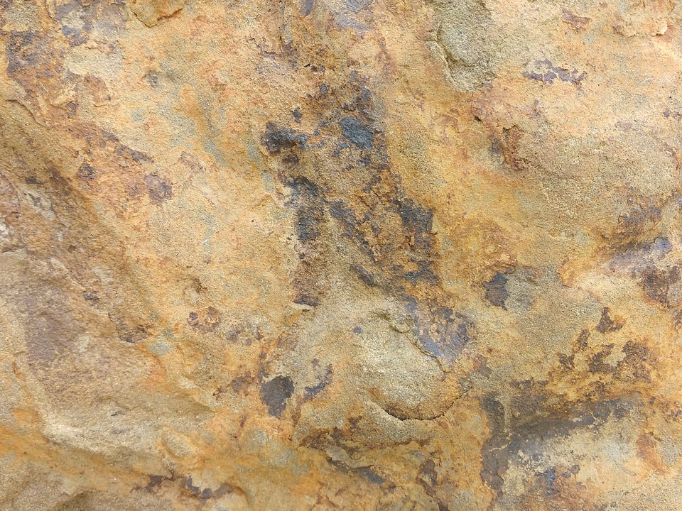 Abstract granite stone