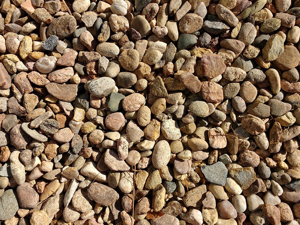 Pebble texture pile photo