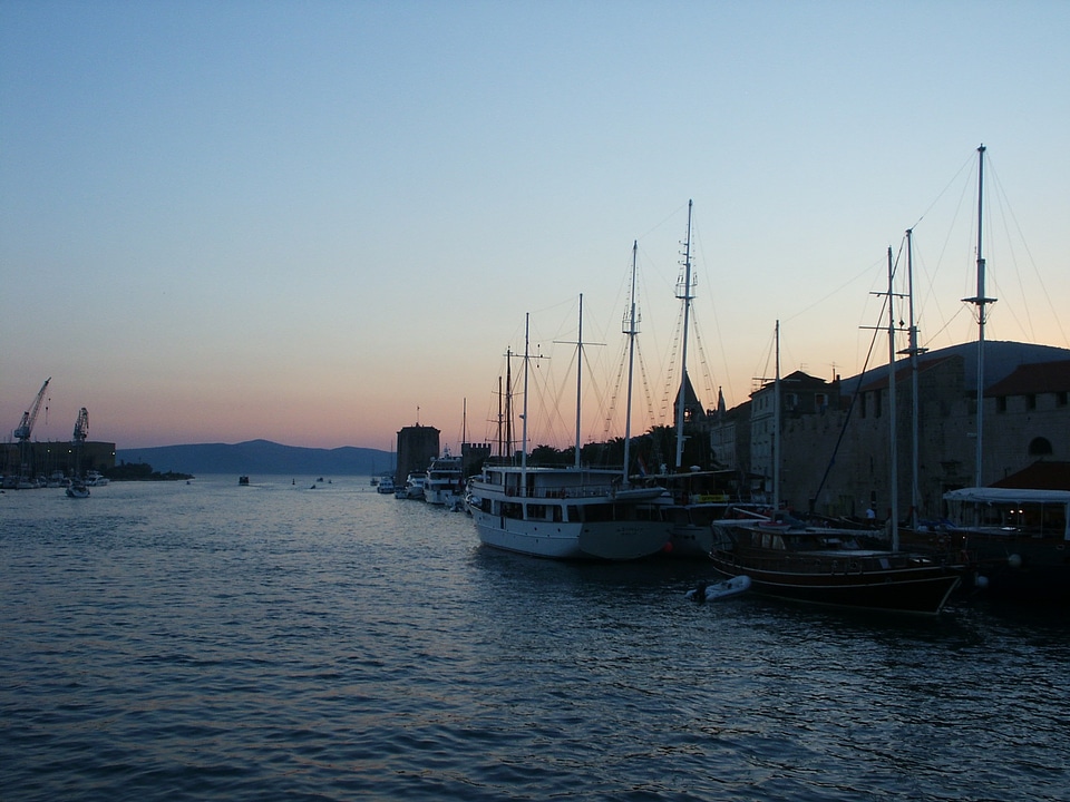 Sunset adria sea