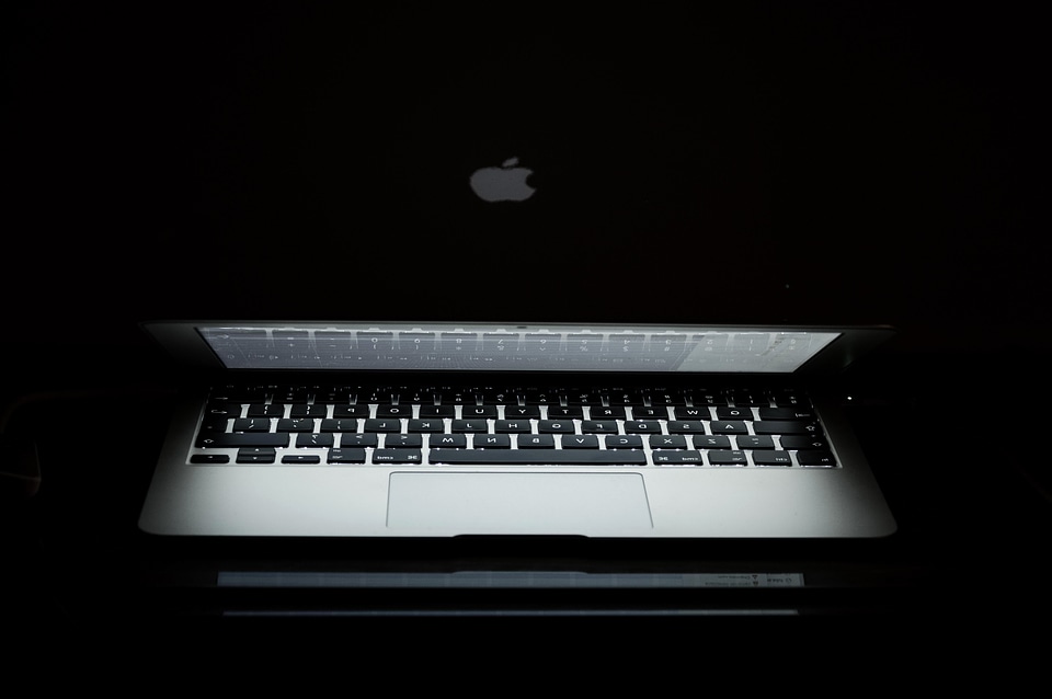 Apple Computer darkness shadow photo