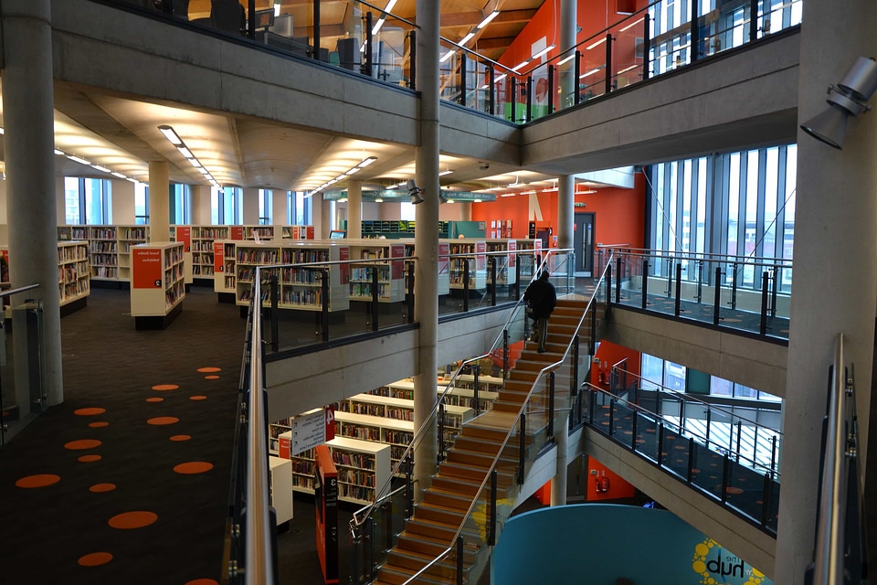 Indoors building library
