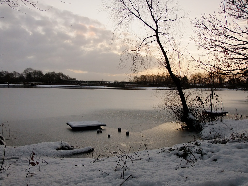 Frozen snow winter