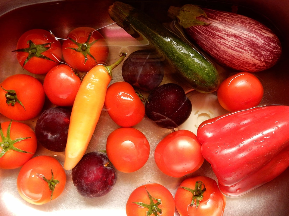 Bell Pepper tomato eggplant