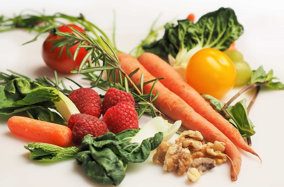 Organic vegetable vegetarian