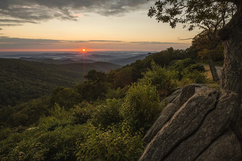 Valley landscape mountain photo