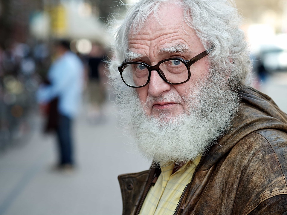 Pensioner elderly portrait