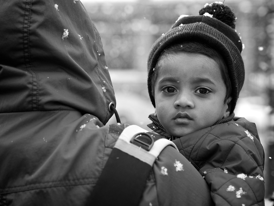 Parent son portrait