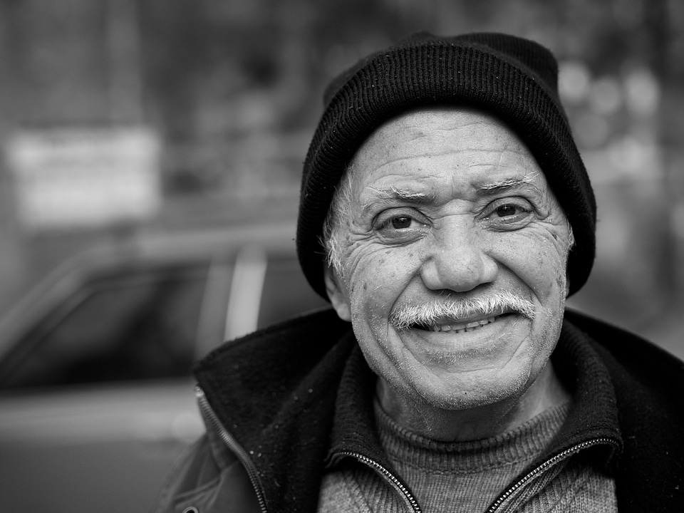 Man monochrome people