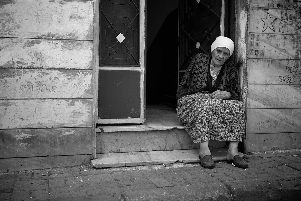 Grandmother people street photo