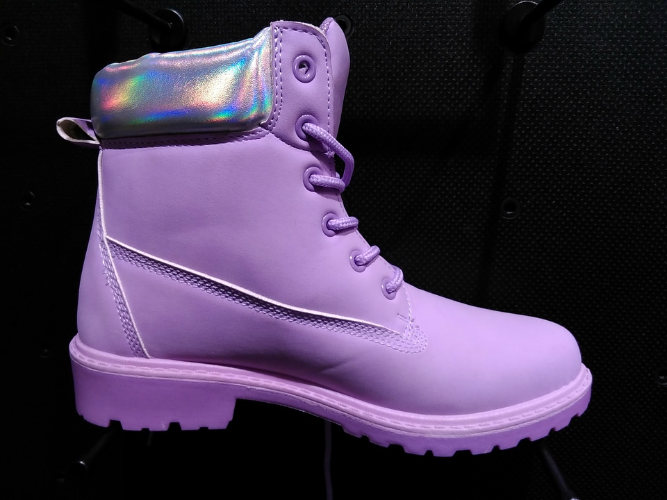 Leather footwear shoe