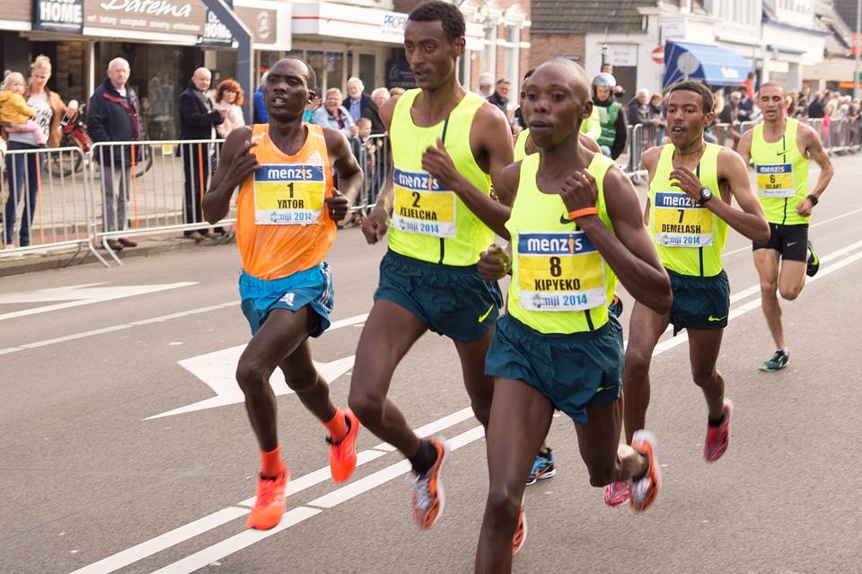 Athlete runner competition