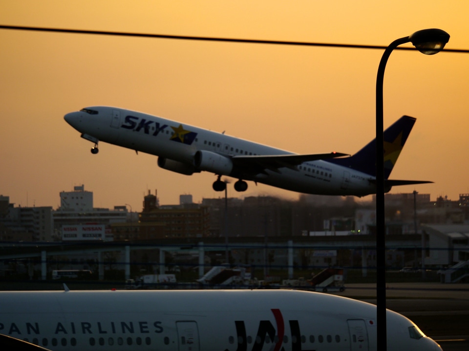 Airport airplane aircraft