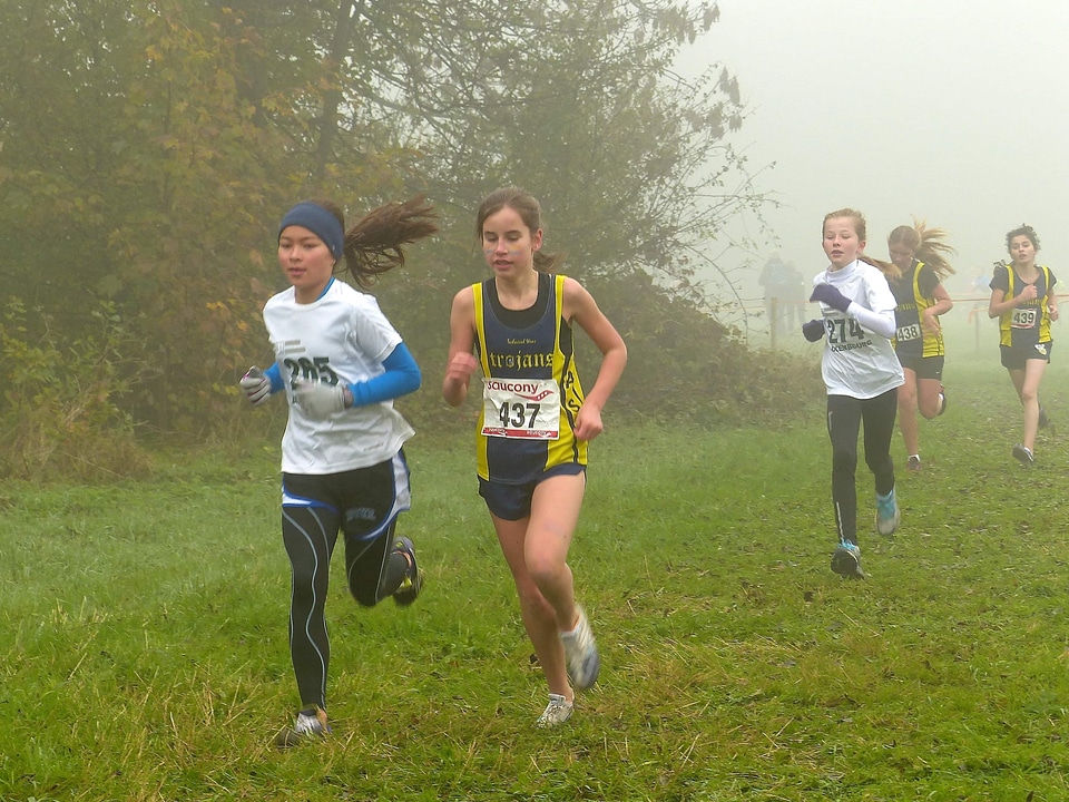 Competition marathon person