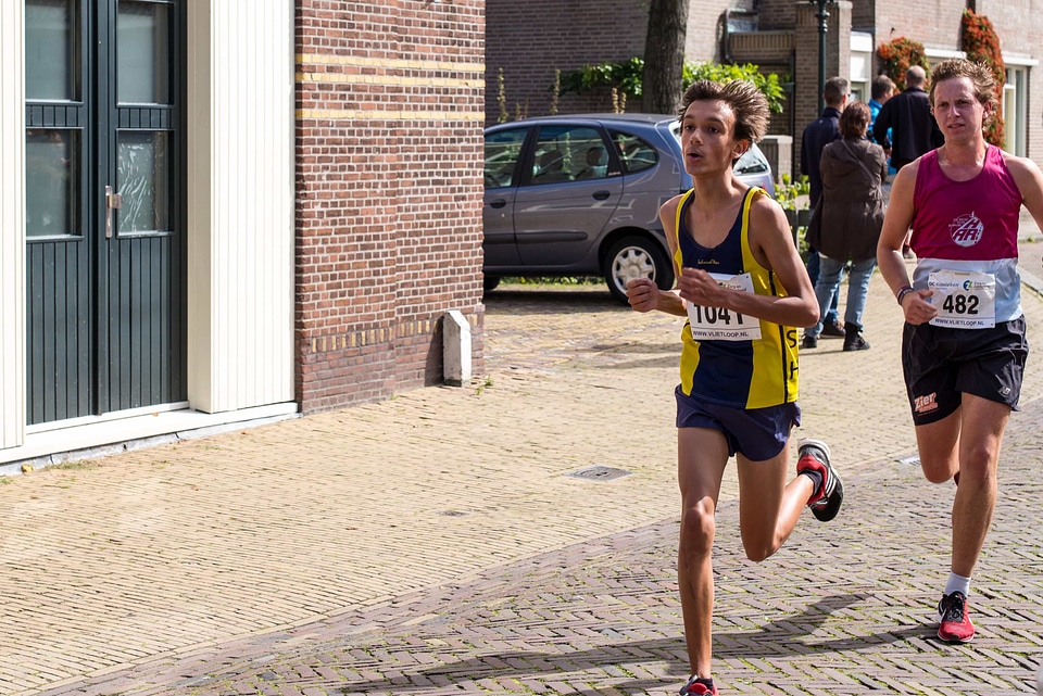 Marathon athlete person