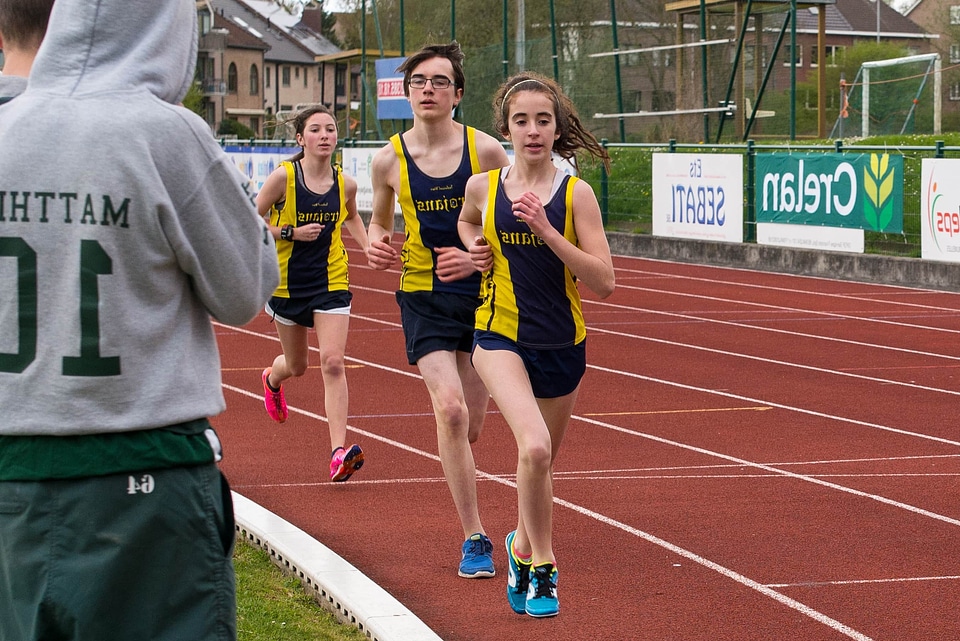 Athlete athletic jogging