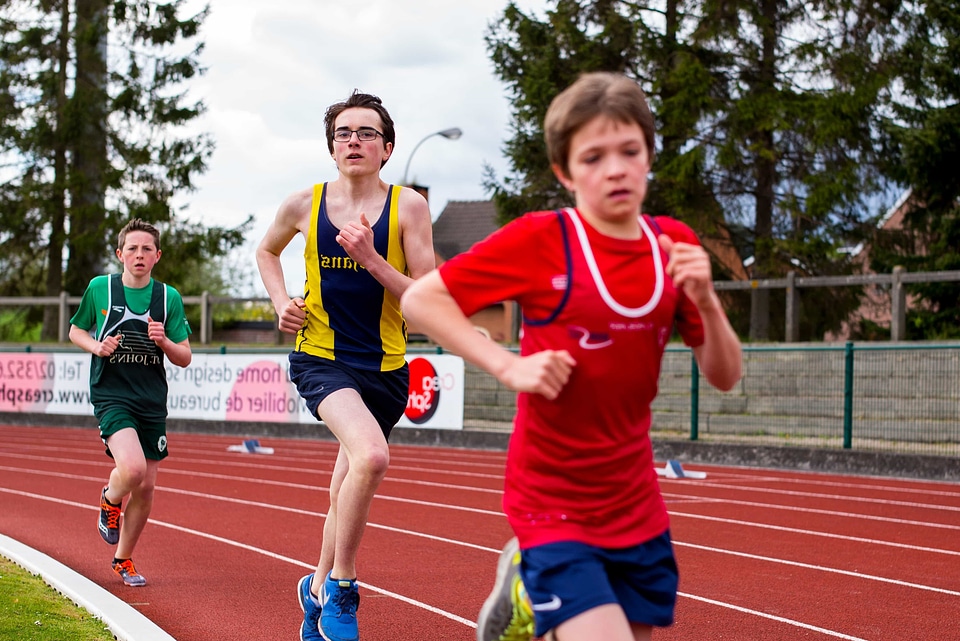 Race runner foot race