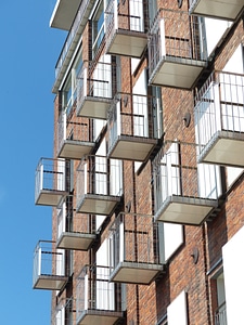 Architecture hotel facade