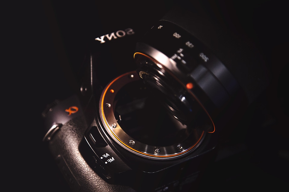 Aperture black camcorder