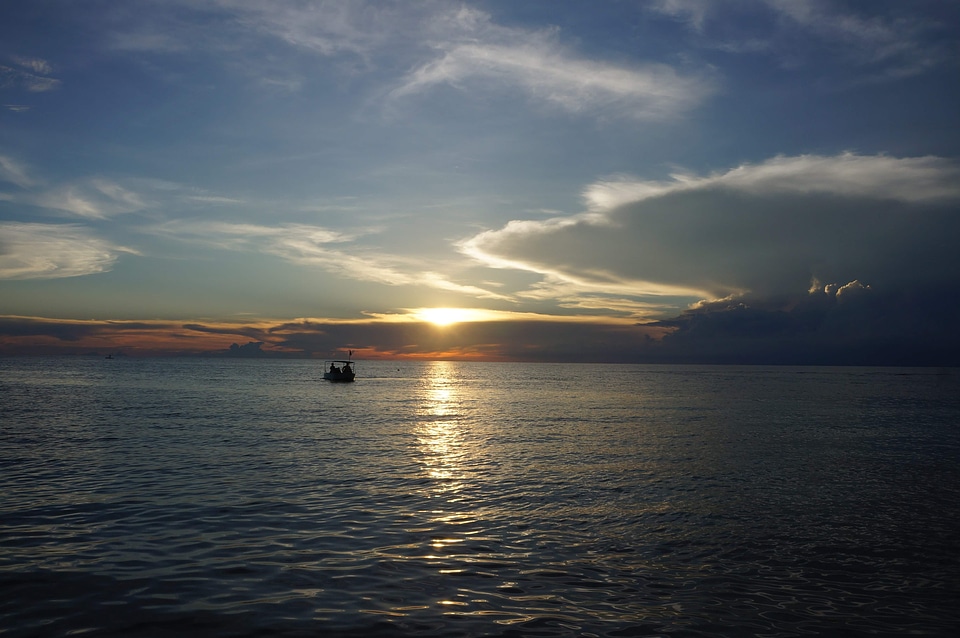 Beach beautiful photo boat