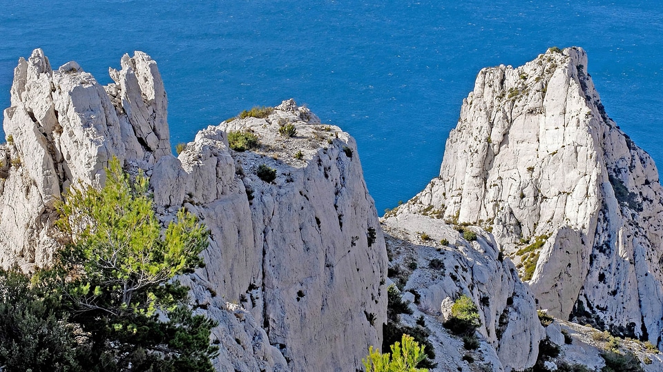 Blue Sky cliff cloud photo