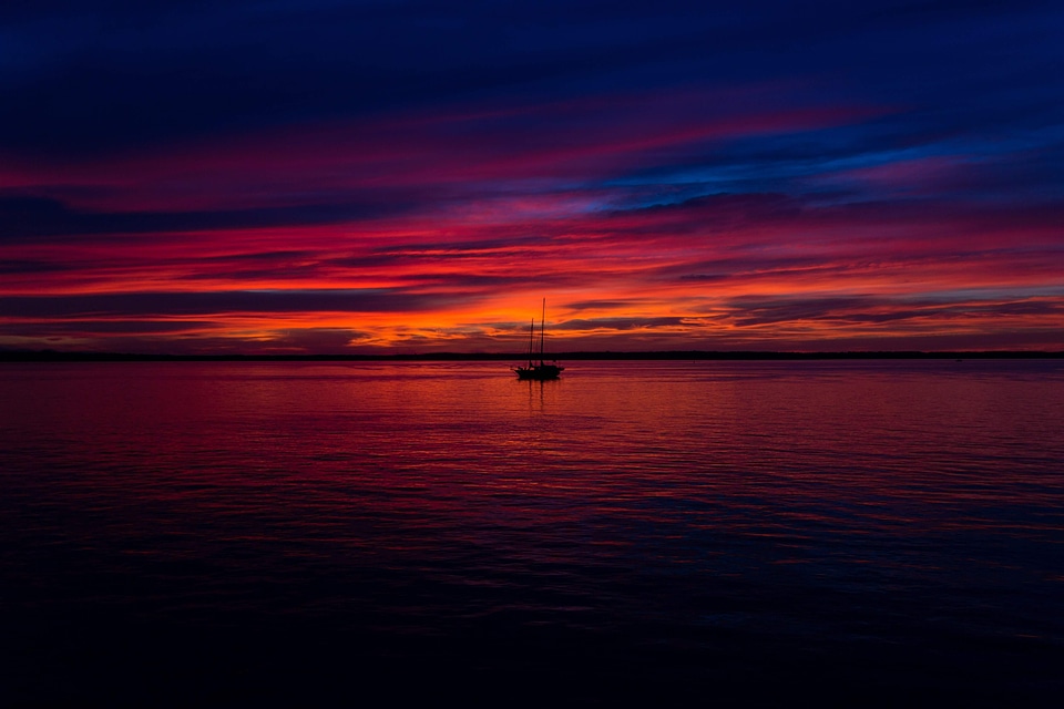 Backlight beach beautiful photo photo