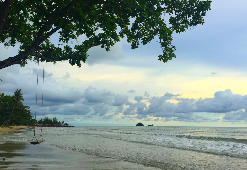 Beach beautiful photo blue sky