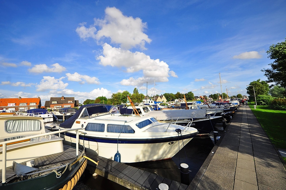 Blue Sky boat canal