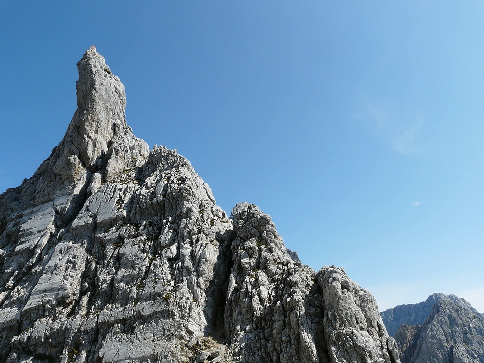 Adventure cliff climb photo