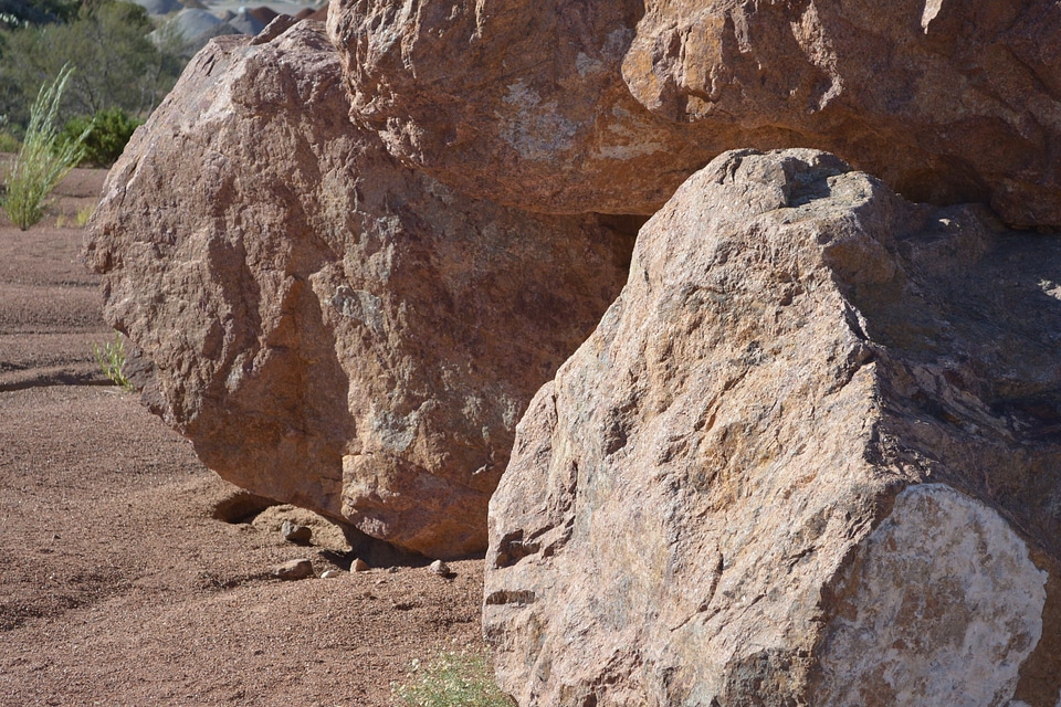 Canyon cave cliff