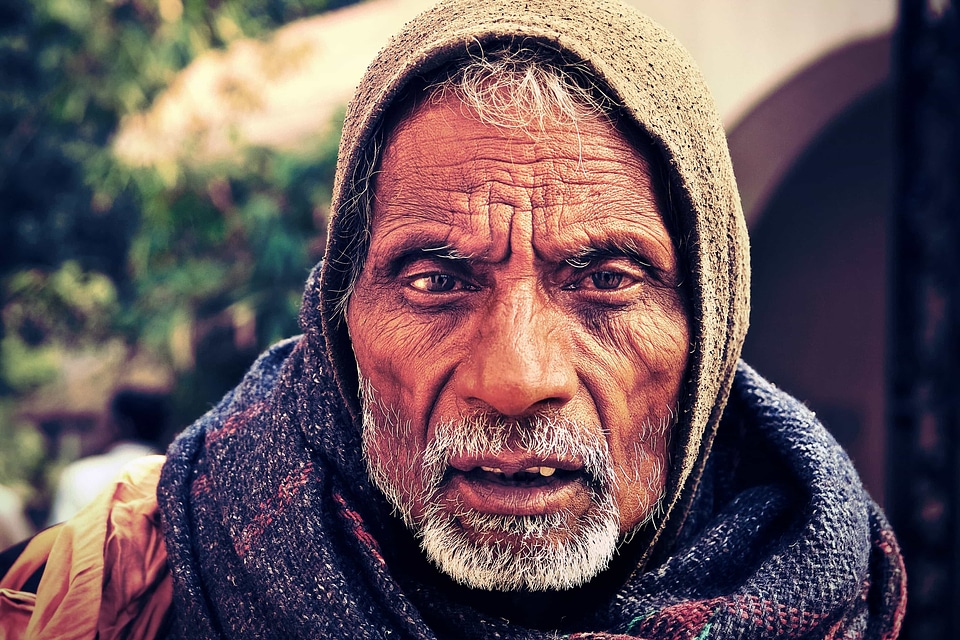 Beard daylight face