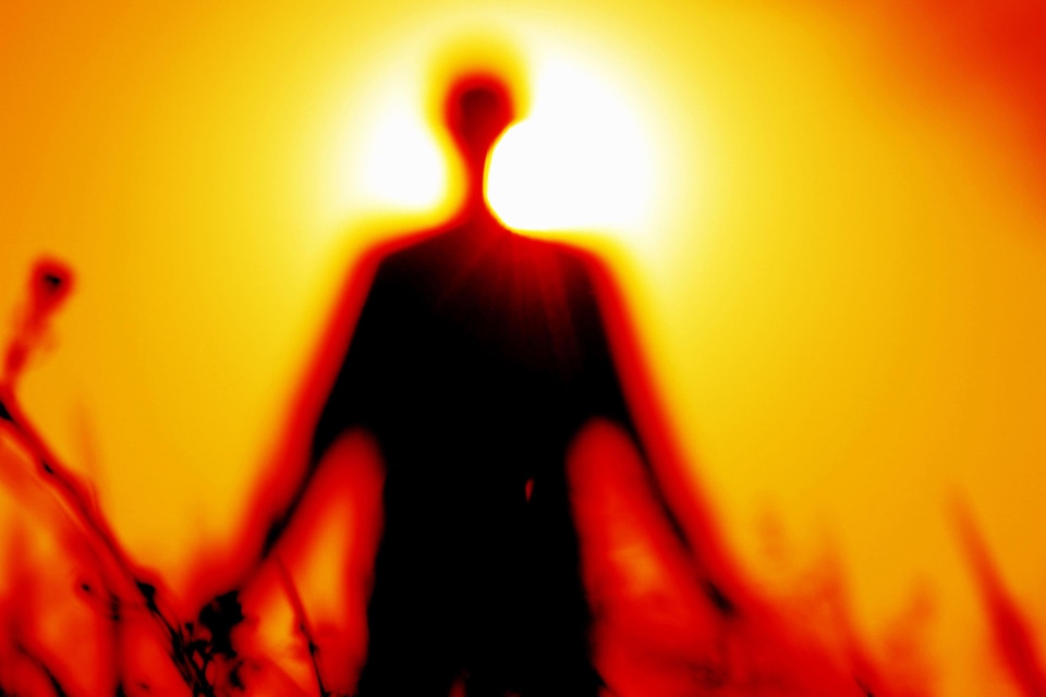 Abstract art man