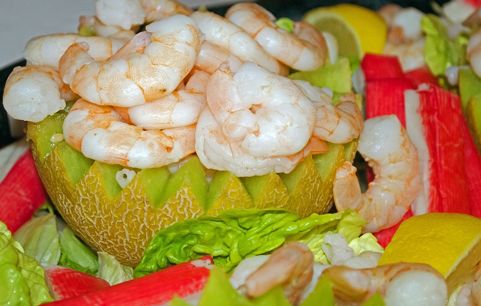 Seasons shrimp lunch