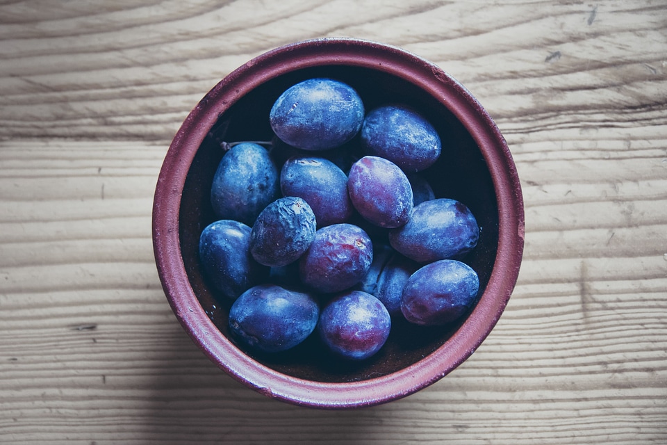 Beautiful Photo blue bowl