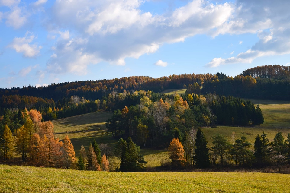 Agriculture autumn cloud