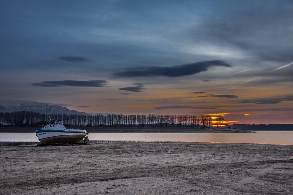 Beach beautiful photo cloud