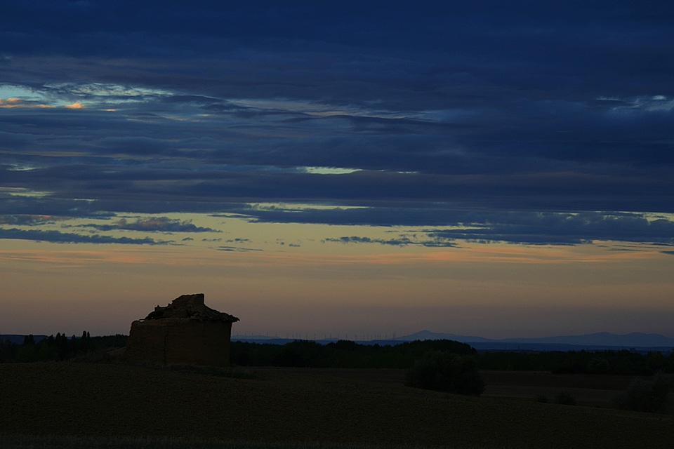 Backlight cloud coast