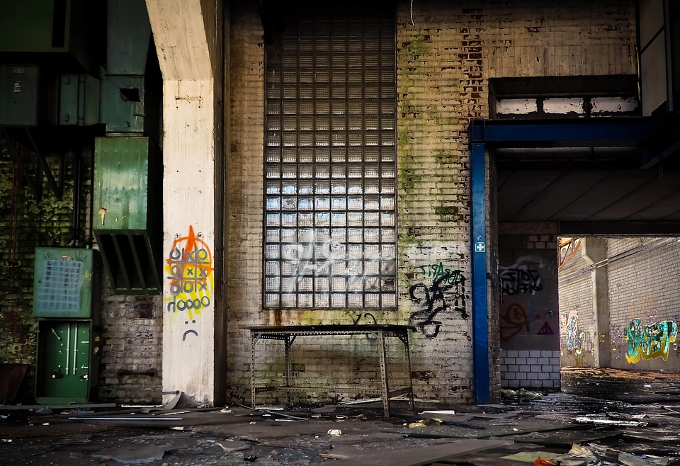 Abandoned alley ancient