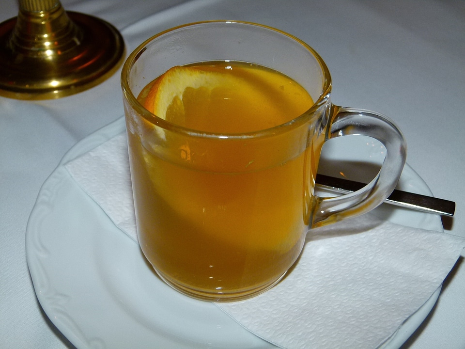 Mulled wine germany white