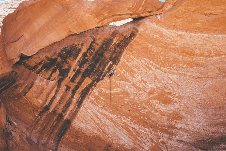 Abstract art canyon