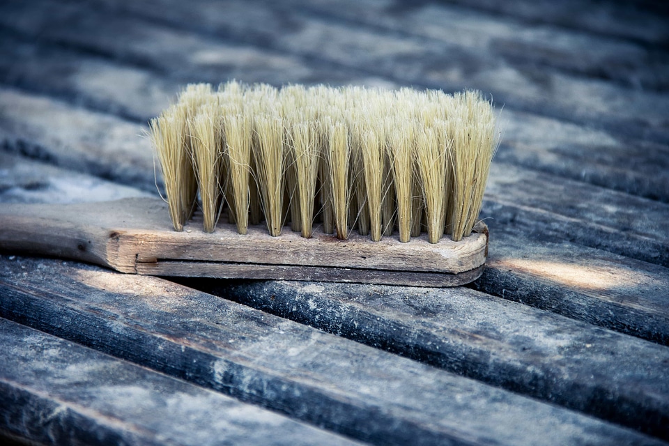 Beautiful Photo broom brown
