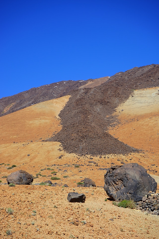 Stone balls huevos del teide pumice stone photo